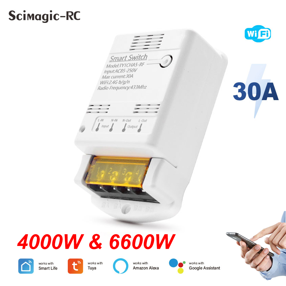 Ir Remote Module - Wifi 30a 6600w 4000w tuya módulo