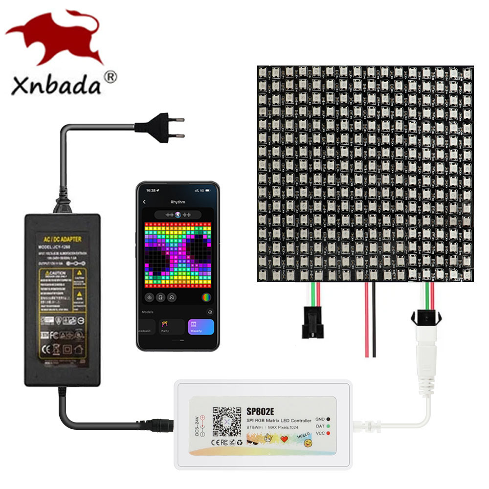 Ws2812B Strip 5V - Ws2812b ws2812 rgb led digital flexível