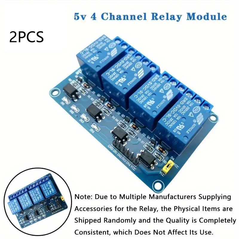 2pc 1/2/4/8 canais 5v módulo d - Relay Module 4 Channel avaliação e preço