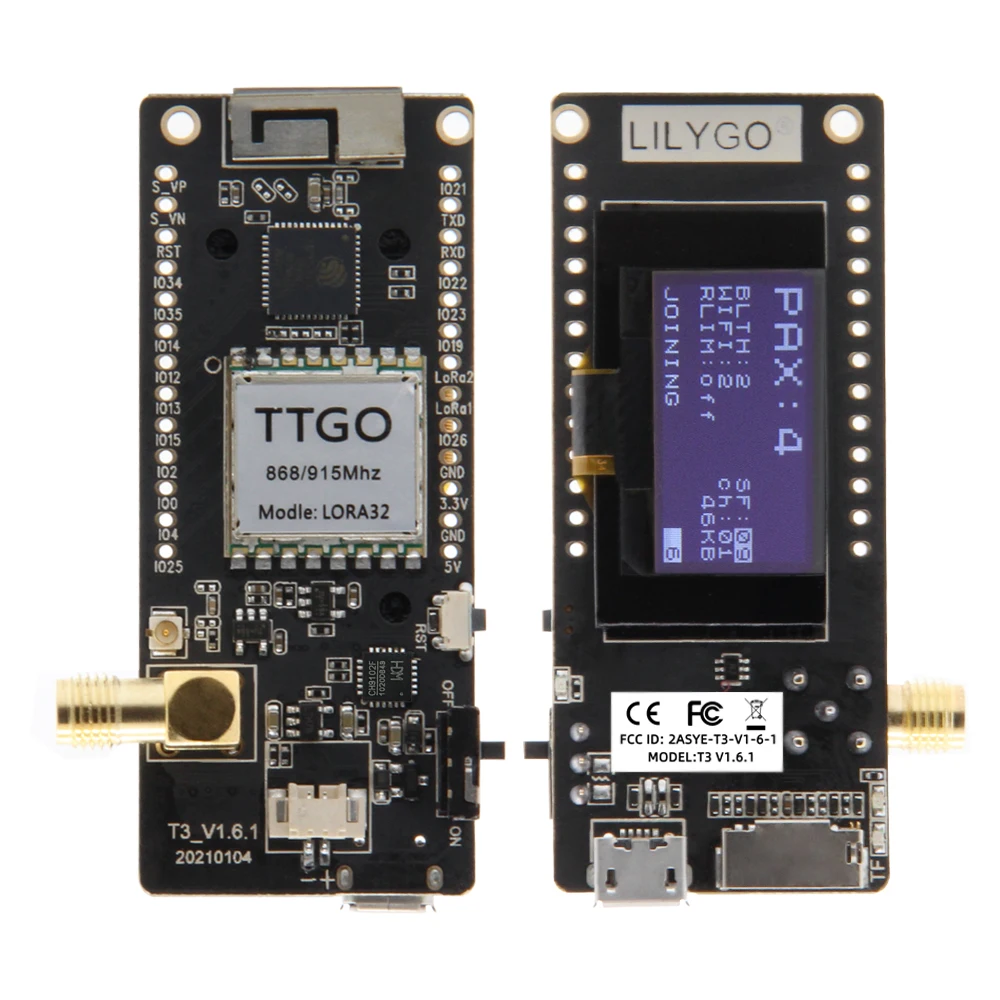 LILYGO ®   Ttgo loRa32 v2.1_1. - Sd Card Module avaliação e preço