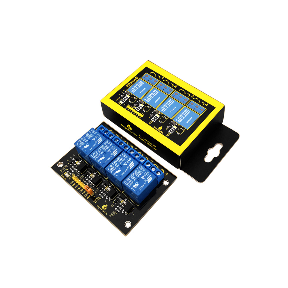 Keyestudio 1 2 4 8 16 canais m - Relay Module 4 Channel avaliação e preço