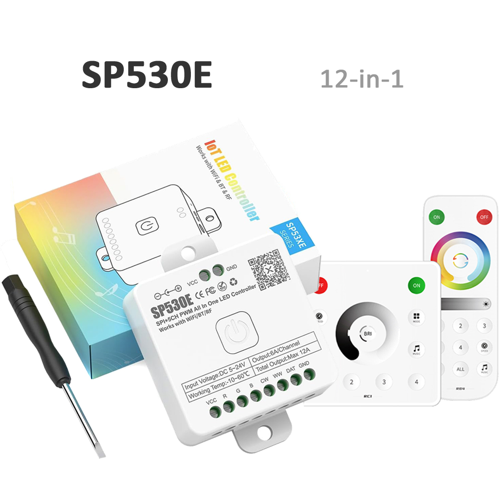 Controlador LED SP530E Wifi Bl - Ws2812B Strip 5V avaliação e preço