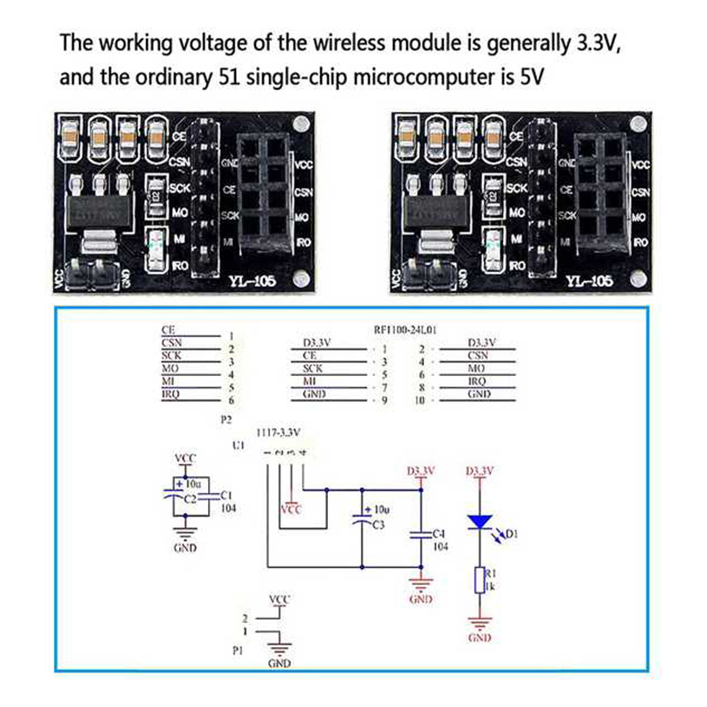 5 pces nrf24l01 módulo adaptad - Nrf24L01 avaliação e preço