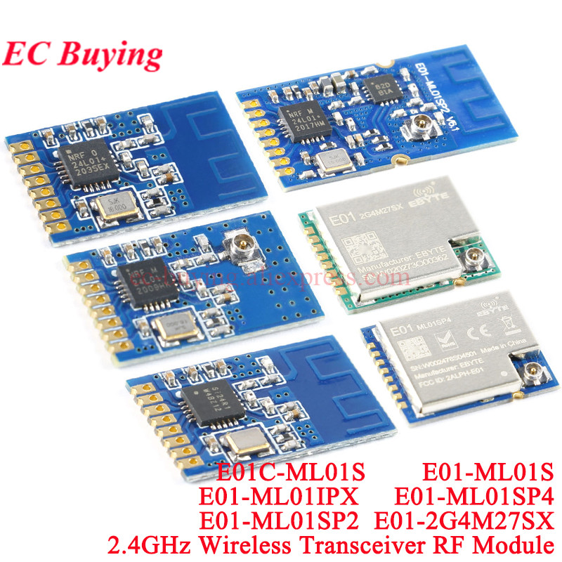 10 peças/1 peça E01-2G4M27SX m - Nrf24L01 avaliação e preço