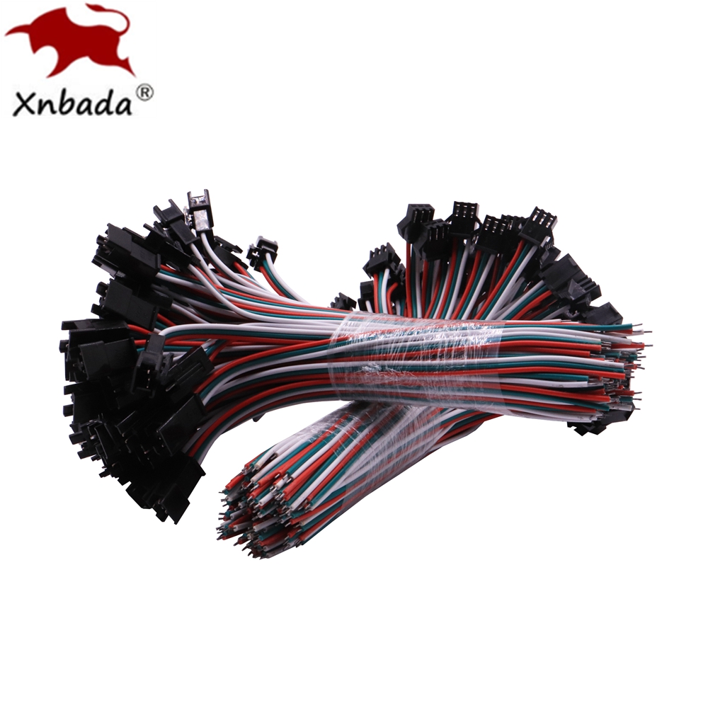 10 pares 10cm 3pin conector js - Ws2812B avaliação e preço