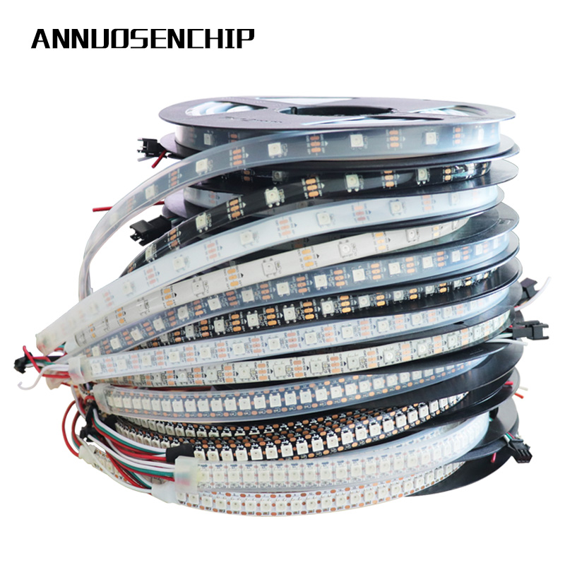 1m/5m ws2812b 30/60/144 leds/m - Ws2812B Strip 5V avaliação e preço